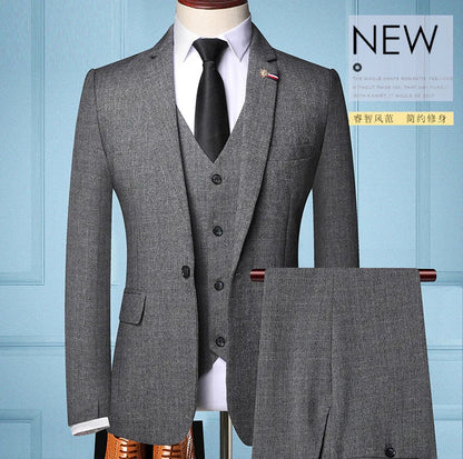 S-6XL Jacket Vest Pants Casual Plaid Retro Business Men's Suit 3Pcs or 2Pcs Set Groom Wedding Dress Blazer Waistcoat Trousers