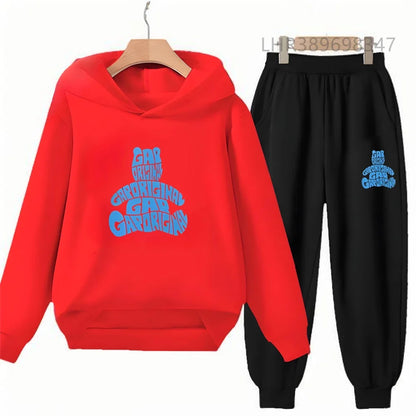 Children's Hoodies Suit Suitable Girls Boy Black Small Bear Brand Print Age 3-12 Coat Toddler Long Sleeves Leisure Clothing