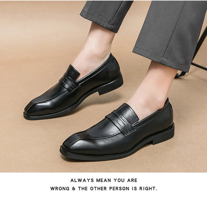Mens Formal Business Oxford Shoes European Style Classic Comfortable Dress Shoes for Men