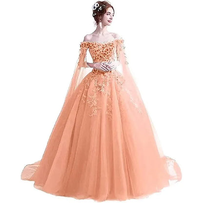 Customized New Ball Gown Quinceanera Dresses Tulle Appliques Prom Birthday Party Gowns Formal Occasion Vestido De Noche