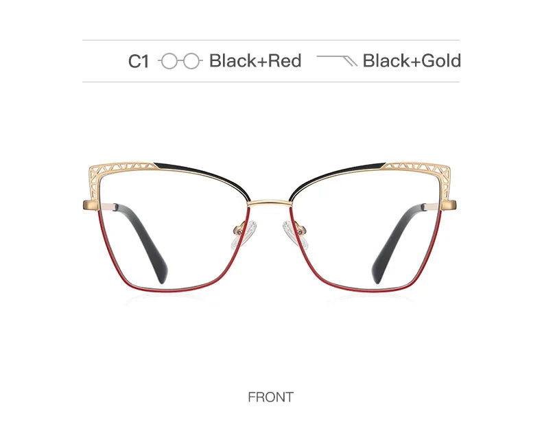 Fashion optical Frame Brand Design Women Eyeglasses Can Customized Prescription Anti-blue Light Prescription Glasses 3106