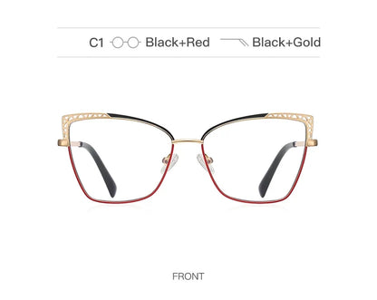 Fashion optical Frame Brand Design Women Eyeglasses Can Customized Prescription Anti-blue Light Prescription Glasses 3106