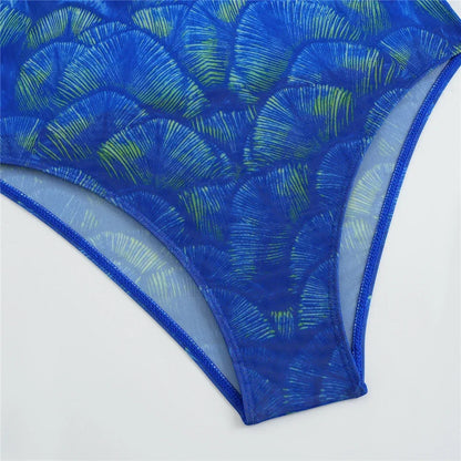 One Piece Sun Protection Swimwear 2026 Women Long Sleeved Print Swimsuit Female Sports Bathers Swimming Bodysuit Beach купальник