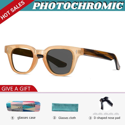High Quality Prescription Polarised Sunglasses Men  Anti-blue Light Photochromic Myopic Astigmatism Glasses Women S31110