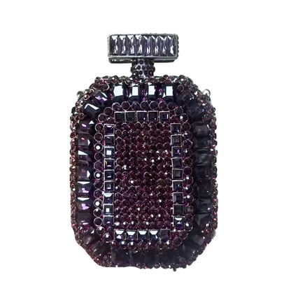 High Quality Luxury New Design Perfume Bottle Diamond Bag, Diamond Wedding Party, Handbag, Evening Bag, Crystal Clutch