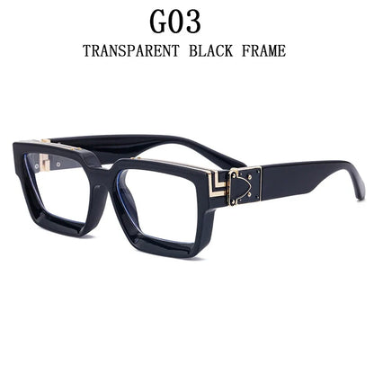 Millionaire Square Sunglasses For Men Vintage Luxury Sunglasses Women Retro Shades Fashion Glasses Gafas De Sol Sonnenbrille Sun