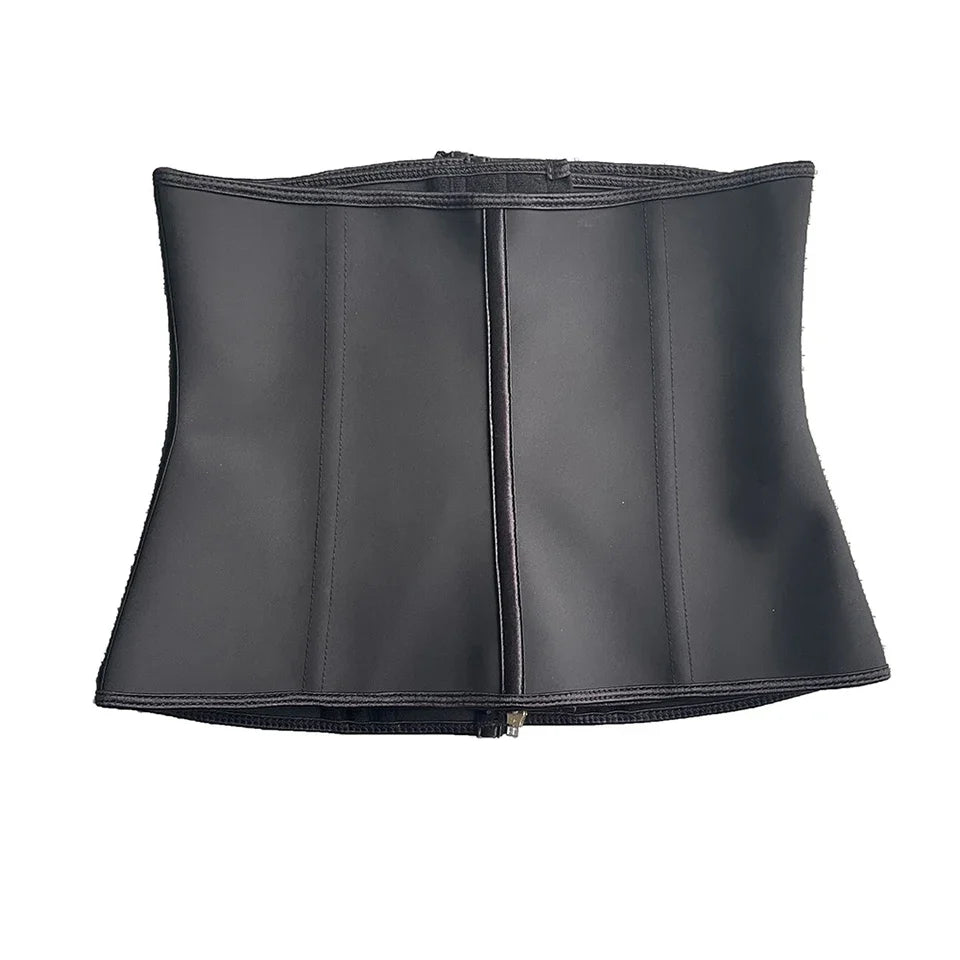 Women Plus Size Fajas Waist Trainer Corset Tummy Control Zipper Vest Body Shaper Cincher Shapewear Slimming Belt Sports Girdle