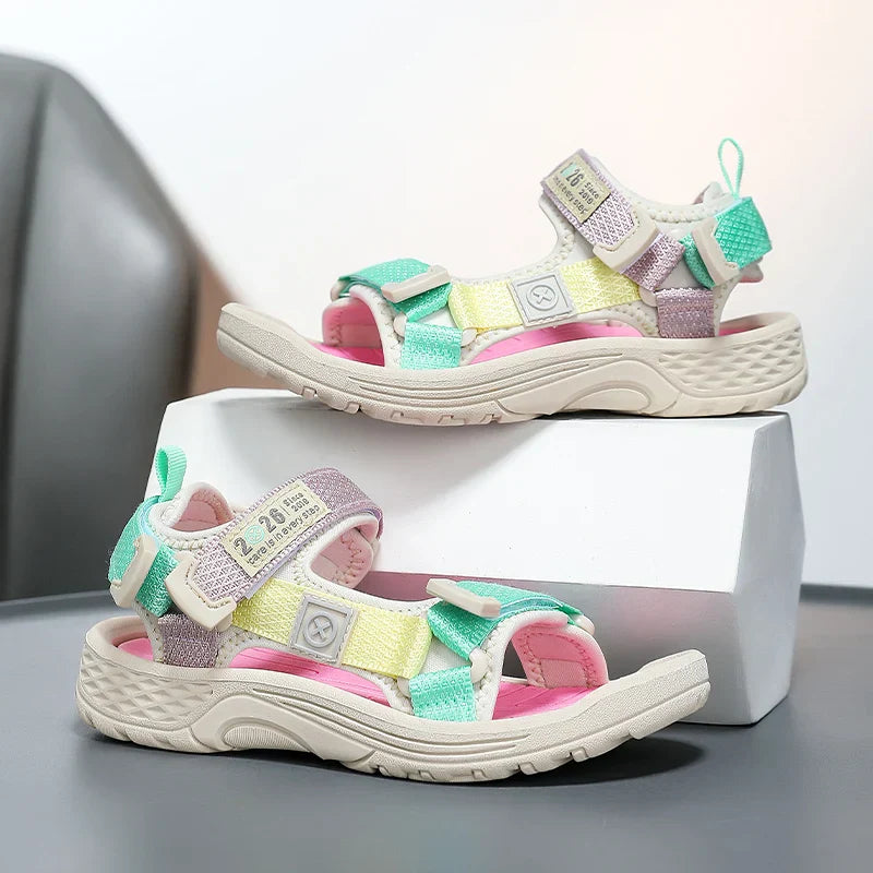 Summer Beach Water Children Casual Sport Sandals Fashion Shoes Outdoor Non-slip Bottom Boys Comfortable Walking Sandals Girls