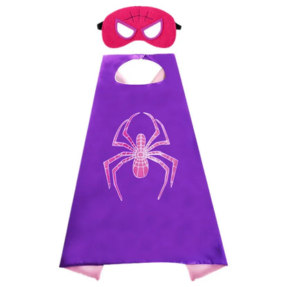 New Superhero Capes for Kids 3-10 Year Old Boy Gifts Boys Cartoon Dress Up Costumes Party Supplies Easter Gifts Cosplay Costumes