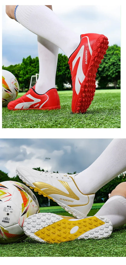Mens Soccer Shoes Women Adults Society Football Cleats Ultralight Training Soccer Sneakers Outdoor Professional Football Boots
