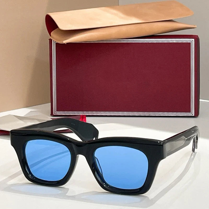 Dealan Uv400 High Quality Men and Women Sunglasses Designer Japan Handmade Optical Prescription Limited Edition Eyewear