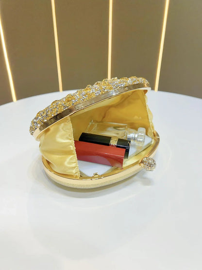 Luxurious Diamond-Encrusted Rhinestone Crossbody Small Handbag Versatile Elegant Women's Fashion Accessory