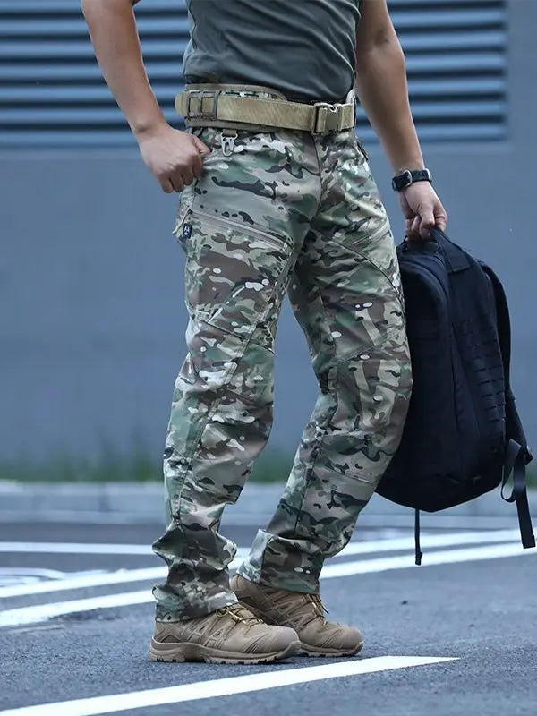 Outdoor Waterproof Quick Dry Stalker Slim Tactical Pants Spring Autumn Training Climbing Breathable Long Cargo Trousers Overalls