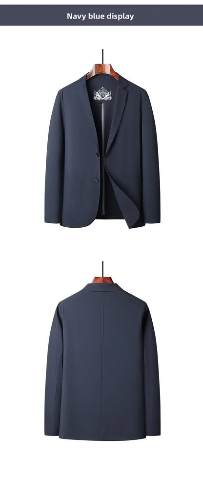Sun Protection Lightweight Blazer - Fashionable for Outdoor Travel, Weddings, Leisure, Korean Style - Men's Breathable Blazer