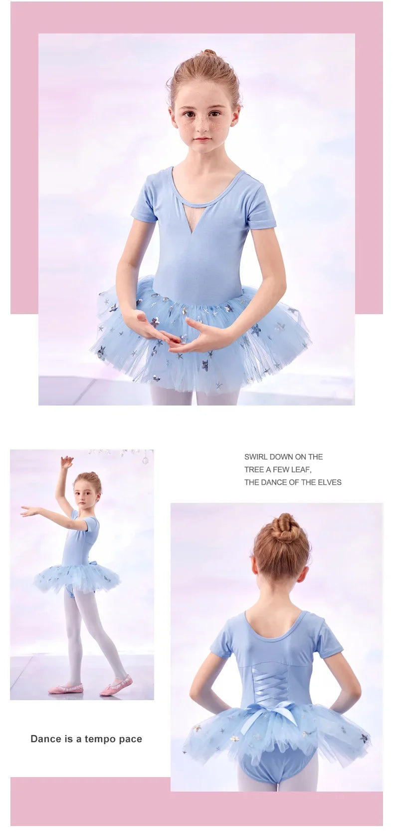 Summer Dance Costume Outfits Girls Dresses Ballerine Kids Clothes Casual Ballet Girl Dress Vestidos Children's Ballet Leotard