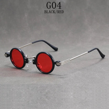 Round Steampunk Sunglasses For Men Retro Fashion Punk Sunglasses Women Trendy Vintage Glasses Dropshipping Gafas De Sol Hombre