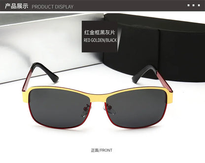 Retro Oval UV400 Polarized Sunglasses for Men Women Motorcycle Glasses Anti-Glare Outdoor Adventure Shades 554