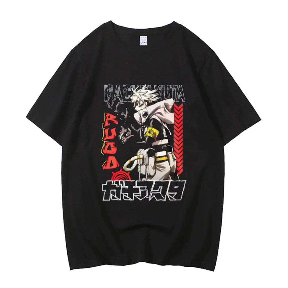 Japanese Anime Gachiakuta T-shirt Men Women T-shirt Hip Hop Y2k Female Male Clothing Harajuku High Quality Cotton Top