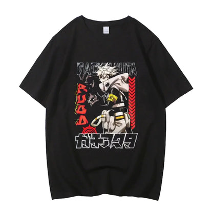 Japanese Anime Gachiakuta T-shirt Men Women T-shirt Hip Hop Y2k Female Male Clothing Harajuku High Quality Cotton Top