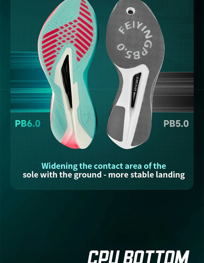 Feiying PB6.0 Men Running Shoes Professional Marathon Full Palm Suspended Carbon Board Racing Race Sneakers QDB023261299