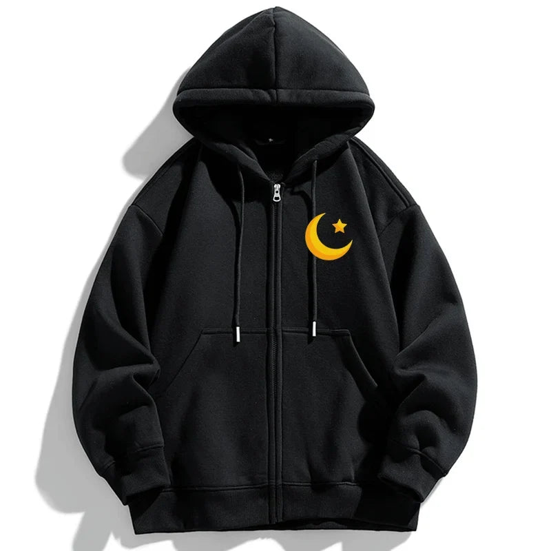 Autumn Winter Plus Size Jacket Men's Pocket Coats Loose Fashion Full Zip Hoodies Coat 5XL 6XL 7XL Fat Male Clothing 110-185KG