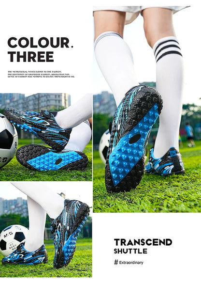 Kids Professional Soccer Shoes Indoor Men Football Field Boots Original Football Shoes TF/AG Society Cleats Grass Training Fast