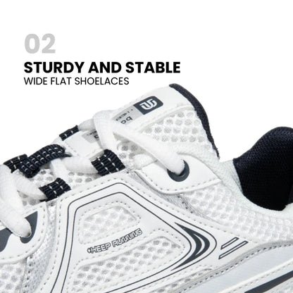 Women Sports Shoes Outdoor Lightweight Breathable Jogging Sneakers Female Casual Mesh Anti-slip Lace Up Running Shoes