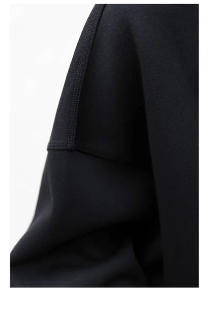 Women Sweatshirts Hoodies Solid Loose Casual Hooded Female Tops Lady Coat Medium Length Overcoat Spring Autumn 2025