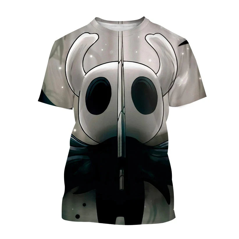 Game Hollow Knight 3D Print T-Shirts Summer Men Women Casual Fashion Oversized Short Sleeve T Shirt Male Tees Tops Man Clothing