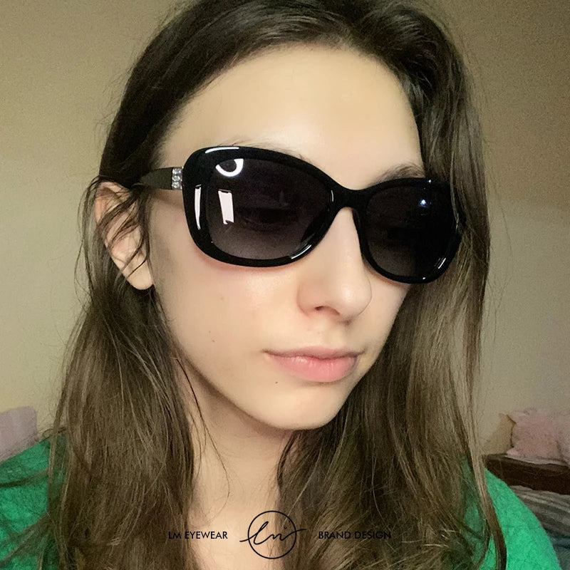 Brand Young Style Women's Sunglasses Gradient Polarized Driving Glasses Luxury Design Ladies Elegant Lunette De Soleil Femme