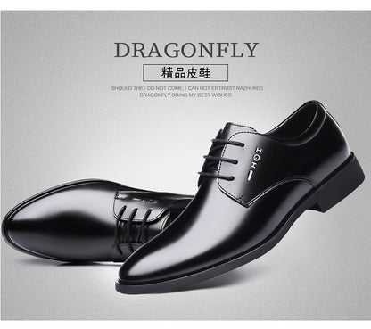 Men's New Business Leather Shoes Soft Soled Work Footwear Outdoor Non Slip Formal Shoes Fashion Casual Male Shoes Zapatos Homme