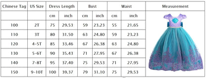 2026 Girls Birthday Mermaid Shell Dress Children Christmas Ball Gown Ariel Costume Halloween Cosplay Princess Siren Robes Dress