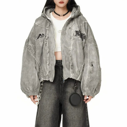 Autumn Winter New Men's Tide Original Design Techwear High Street Fashion Trend Vintage Jacket Chic Casual Coats Ins HK6132