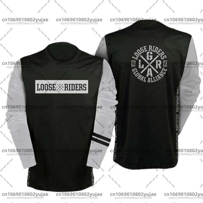 2025 newcomer motorcycle riding jerseys Loose rider shirt DH off-road motorcycle breathable sports T-shirt