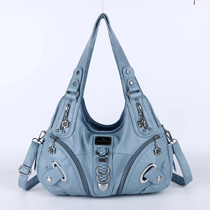 Vintage Women Handbags Fashion Shoulder Bag Large Tote Top-handle Shopping Pack Multifunctional Satchel Lady Hobos Purse