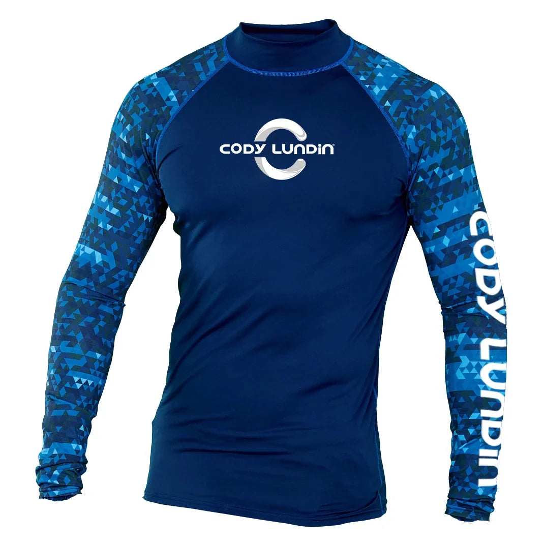 Men's Sports T -shirt Quickly Drying Bodybuilding Fitness Tight Rashguard UV Protection Swimsuit Swimming Shirt Surfing Rash