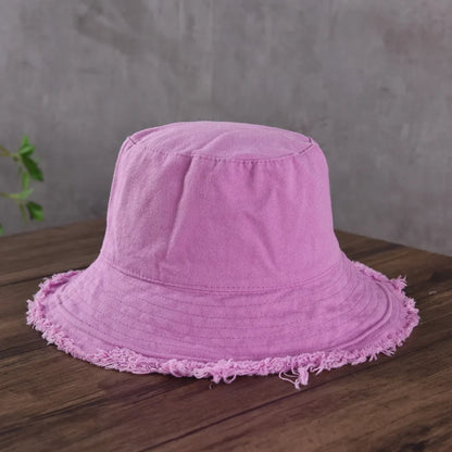 Wholesale New Bob Summer Bucket Hats Reversible Men Ladies Cotton Outdoor Sports Pull Up Fashion Panama Sun Hat Gift Wine Party
