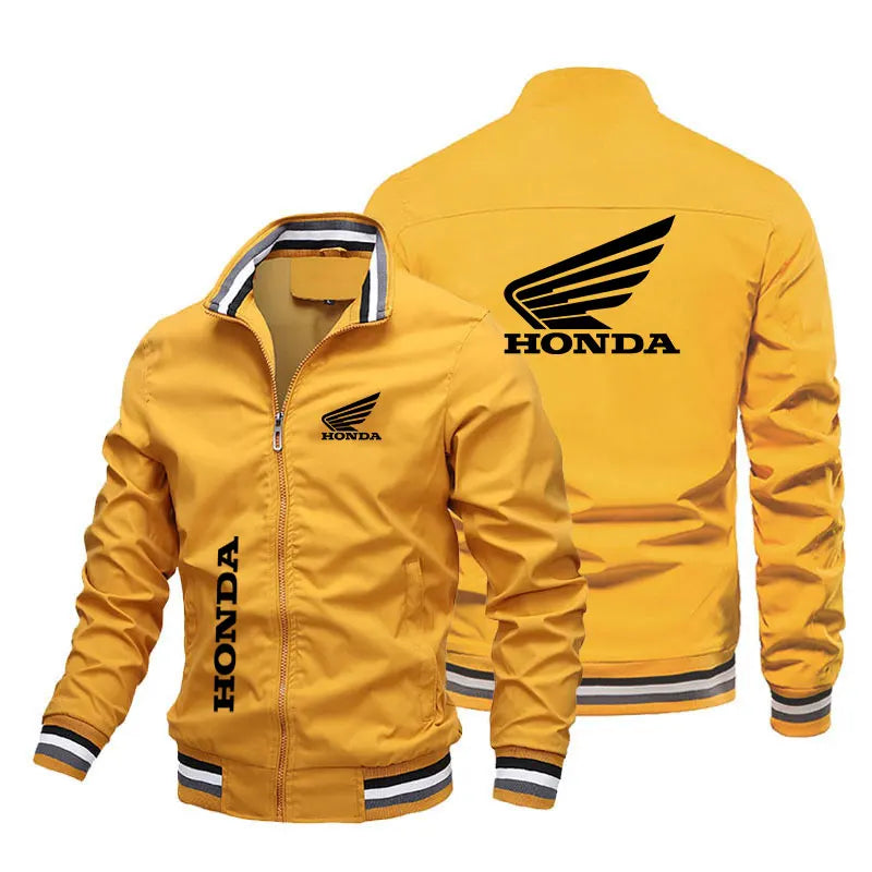 2025 Honda Men's motorcycle jacket spring summer outdoor leisure fashion sports coat ultra-thin zipper sun protection clothing