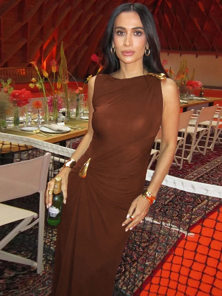 Solid Slim Fit Girdle Lift The Hips Maxi Dress Women Sexy Popular Body-shaping Vestidos Girl Festival Party Bodycon
