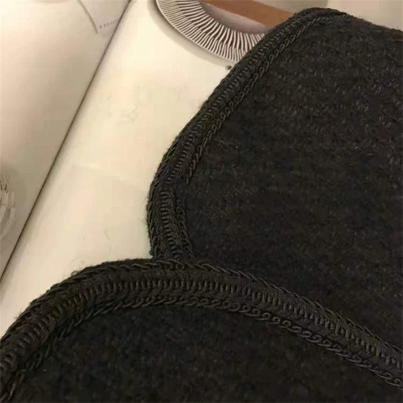 Women's Suit Coat 2025 Spring Autumn Temperament Versatile Ladies Woolen Blazer Jacket Casual Loose Lady Blazer Outerwear