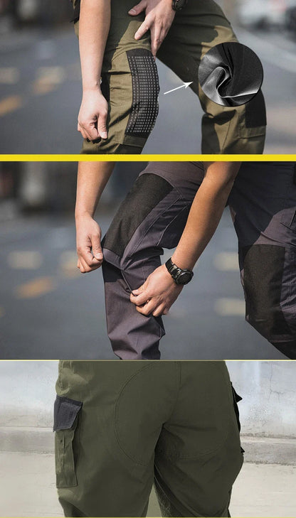 Men Hunting Tactical Cargo Pants  Green Hiking Trousers Multi Pockets Gray Uniform Paintball Airsoft Autumn  Work Clothing