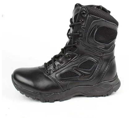 2025 Winter Tactical Boots Men Black Desert Safety Army Shoes Motorcycle Breathable Military Assault Combat Ankle Boots for Man