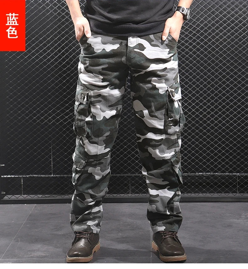 Men's Cargo Pants Men Camouflage Sweatpants Amazon Joggers  Sports Joggers Loose Fit Streetwear Male Hiking Pants