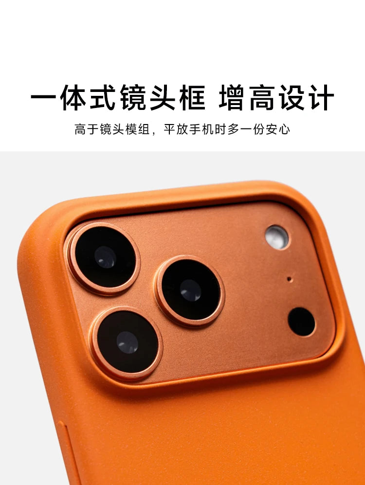 Stylish Bare-feel Sandstone Anti-Slip Magnetic Phone Case For IPhone 17Pro Max 16 15 For MagSafe Charge Beat PC Hard Cover Funda