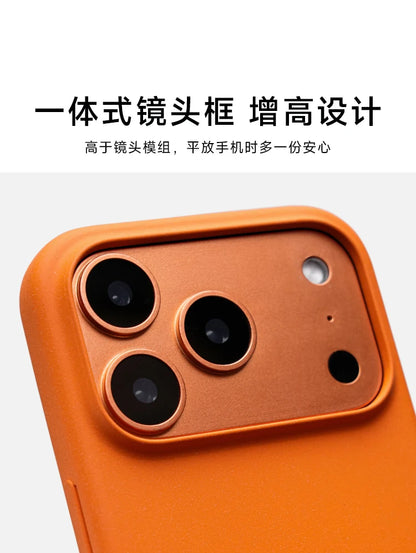 Stylish Bare-feel Sandstone Anti-Slip Magnetic Phone Case For IPhone 17Pro Max 16 15 For MagSafe Charge Beat PC Hard Cover Funda