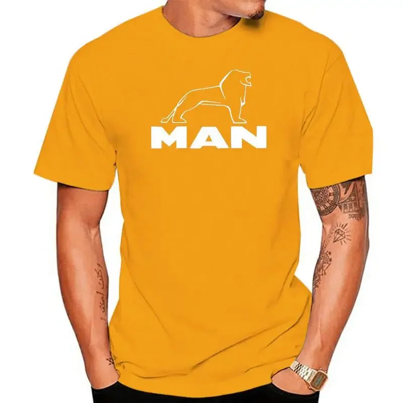 100% cotton men T shirt Women Tops tee MAN TRUCK LOGO UNISEX T-SHIRT Age1-3XL TGX TGL TGM TGS HAULAGE TRUCK DRIVER GIFT