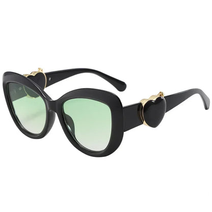 2025 New Trendy Fashion Cat Eye Women Sunglasses Oversized Oval Sun Glasses Ladies UV400 High Quality Light Luxury Sunshade