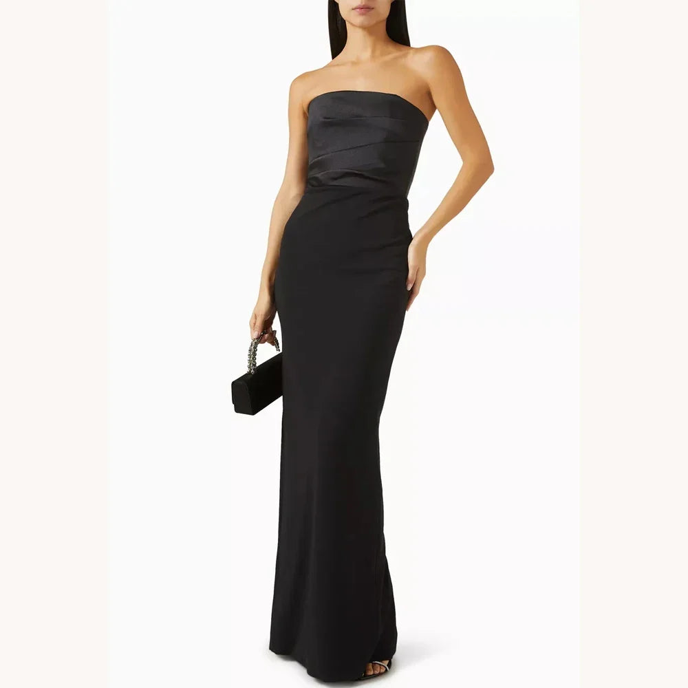 Customized Sexy Elegant Train Dress A-Line Evening Dresses Occasion Formal Exquisite High Quality Prom Party Gowns for Women