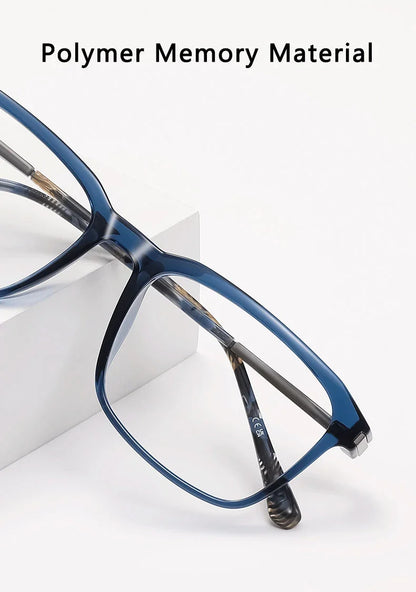 New Classic Geometric Simple Square Frame Design Men's Anti-blue Light Glasses Can Be Customized Prescription LS213