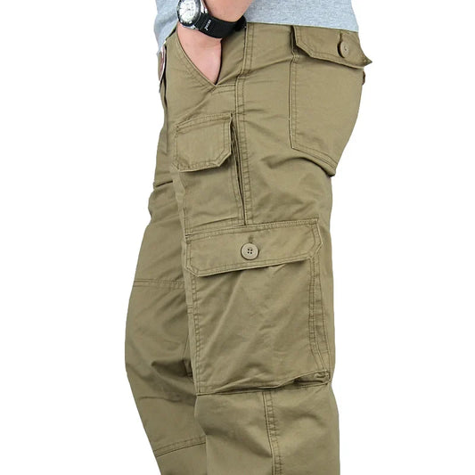Tactical Pants Men Military Army Black Cotton ix9 Zipper Streetwear Autumn Winter Cargo Pants Men military style Trousers